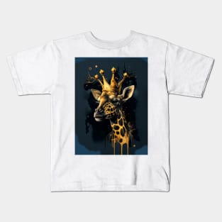 The Giraffe King Kids T-Shirt